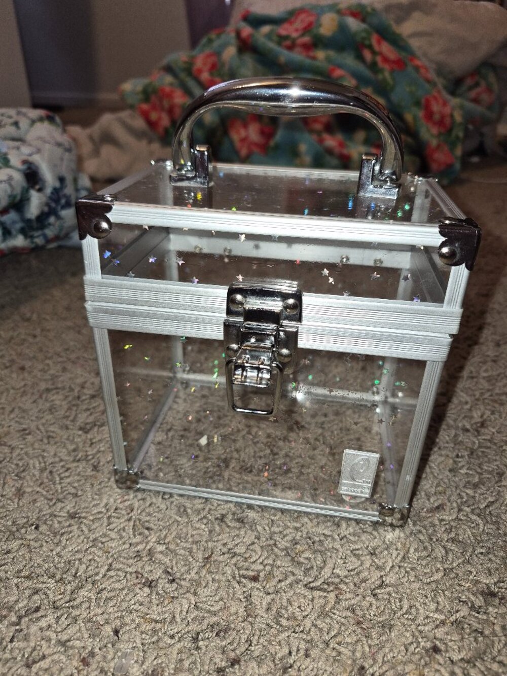 1990's Arcylic Clear Caboodle